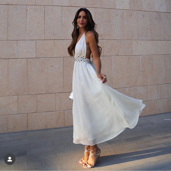 ZARA RHINESTONE MIDI DRESS LIMITED EDITION - Picture 5 of 12